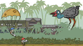 04_swampchicken Attack of the giant swamp chicken!